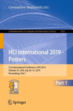 Cover HCI International 2019 - Posters (eBook, PDF)