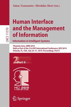 Cover Human Interface and the Management of Information. Information in Intelligent Systems (eBook, PDF)