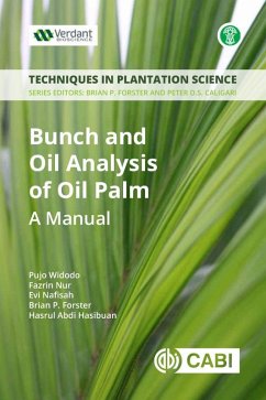 Cover Bunch and Oil Analysis of Oil Palm (eBook, ePUB)