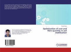 Optimization of cost and fibre quantity in soil stabilization