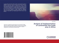 Analysis of implementation of continental free trade area in Africa