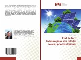 État de l'art technologique des cellules solaires photovoltaïques