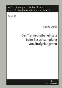 Der Trennscheibeneinsatz beim Besuchsempfang von Strafgefangenen - Gröne, Sabine