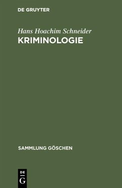 Kriminologie (eBook, PDF) - Schneider, Hans Hoachim