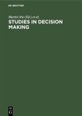 Studies in Decision Making (eBook, PDF)