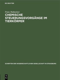 Chemische Steuerungsvorgänge im Tierkörper (eBook, PDF) Cover Chemische Steuerungsvorgänge im Tierkörper (eBook, PDF)
