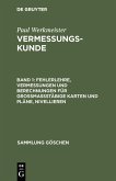 Fehlerlehre, Vermessungen und Berechnungen für grossmassstäbige Karten und Pläne, Nivellieren (eBook, PDF)