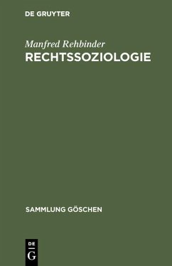 Rechtssoziologie (eBook, PDF) - Rehbinder, Manfred