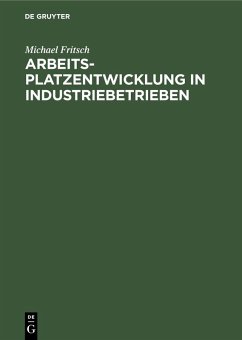 Cover Arbeitsplatzentwicklung in Industriebetrieben (eBook, PDF)