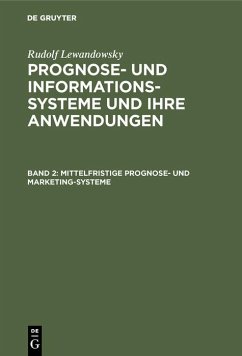 Cover Mittelfristige Prognose- und Marketing-Systeme (eBook, PDF)