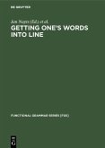 Getting One's Words into Line (eBook, PDF)