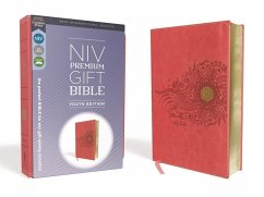 Niv, Premium Gift Bible, Youth Edition, Leathersoft, Coral, Red Letter Edition, Comfort Print - Zondervan