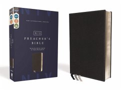 Niv, Preacher's Bible, Verse-By-Verse Format, Leathersoft, Black, Comfort Print - Zondervan