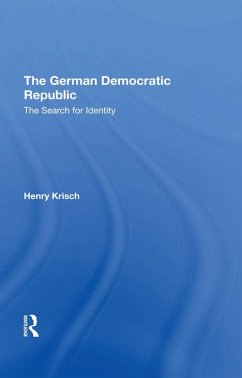 The German Democratic Republic (eBook, ePUB) - Krisch, Henry