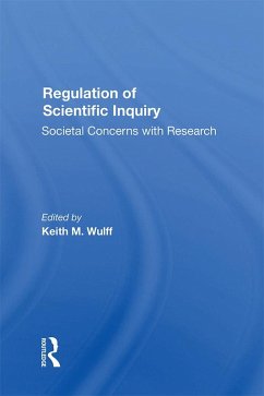 Cover Regulation Of Scientific Inquiry (eBook, PDF)