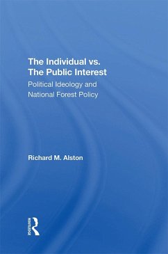 Cover The Individual Vs. The Public Interest (eBook, ePUB)
