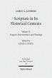 Scripture in Its Historical Contexts... - Bild 1