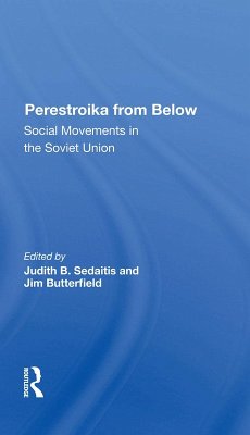 Perestroika From Below (eBook, PDF) - Sedaitis, Judith; Butterfield, Jim