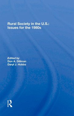 Rural Society In The U.s. (eBook, PDF) - Dillman, Don A; Hobbs, Daryl J