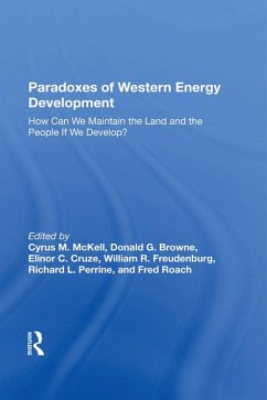 Cover Paradoxes Of Western Energy Development (eBook, PDF)