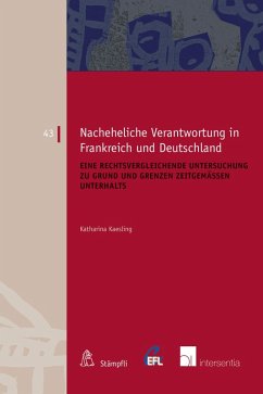 Nacheheliche Verantwortung in Frankreich und Deutschland (eBook, PDF) - Kaesling, Katharina