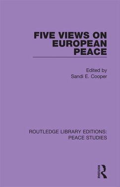 Cover Five Views on European Peace (eBook, ePUB)