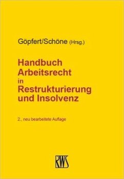 Cover Handbuch Arbeitsrecht in Restrukturierung und Insolvenz (eBook, ePUB)