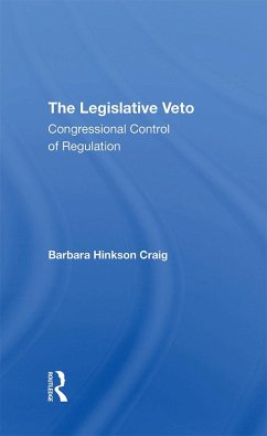 Cover The Legislative Veto (eBook, PDF)