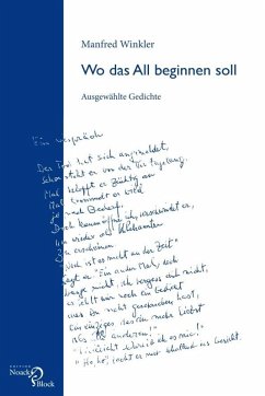 Cover Wo das All beginnen soll (eBook, PDF)