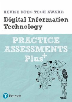 Cover Pearson REVISE BTEC Tech Award Digital Information Technology Practice exams and Plus - for 2025 and 2026 exams