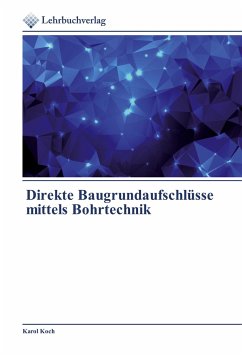 Direkte Baugrundaufschlüsse mittels Bohrtechnik - Koch, Karol