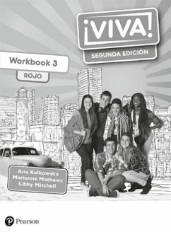 Cover Viva 3 Segunda edición Workbook rojo pack of 8; .