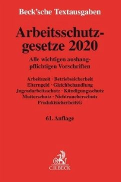 Arbeitsschutzgesetze 2020