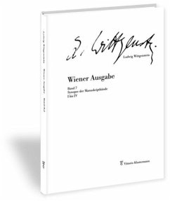 Wiener Ausgabe - Wittgenstein, Ludwig