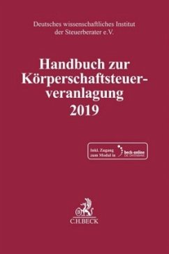 Cover Handbuch zur Körperschaftsteuerveranlagung 2019