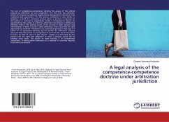 A legal analysis of the competence-competence doctrine under arbitration jurisdiction