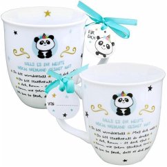 Tasse mit Panda mit lieber Textbotschaft