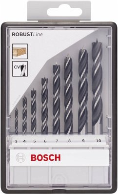 Bosch RobustLine Holzbohrer Set 3-10mm 8 tlg.