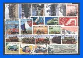 50 verschiedene Briefmarken Eisenbahnen