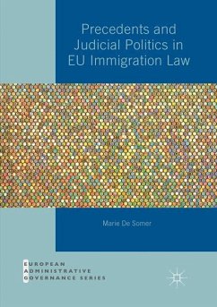 Precedents and Judicial Politics in EU Immigration Law - De Somer, Marie