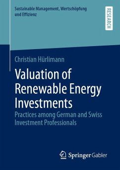 Cover Valuation of Renewable Energy Investments