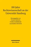 100 Jahre Rechtswissenschaft an der Universität Hamburg (eBook, PDF)