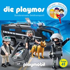 Die Playmos - Das Original Playmobil Hörspiel, Folge 41: Sondereinsatz Geldtransport! (MP3-Download) - Rost, Simon X.; Fickel, Florian