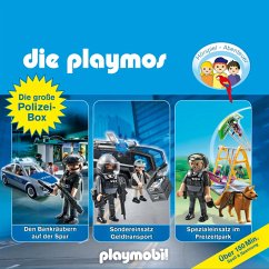 Die Playmos - Das Original Playmobil Hörspiel, Die große Polizei-Box, Folgen 28, 41, 44 (MP3-Download) - X.Rost, Simon; Fickel, Florian