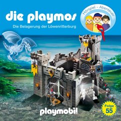 Die Playmos - Das Original Playmobil Hörspiel, Folge 55: Die Belagerung der Löwenritterburg (MP3-Download) - Bredel, David; Fickel, Florian