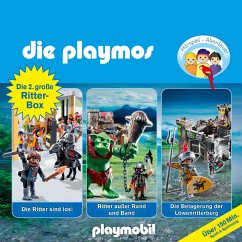 Die Playmos - Das Original Playmobil Hörspiel, Die 2. große Ritter-Box, Folgen 24, 45, 55 (MP3-Download) - Rost, Simon X.; Bredel, David; Fickel, Florian
