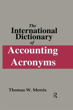 Cover The International Dictionary of Accounting Acronyms (eBook, ePUB)