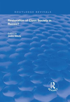 Cover Restoration of Class Society in Russia? (eBook, PDF)