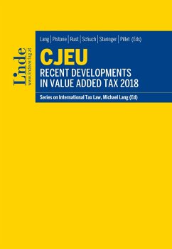 Cover CJEU - Recent Developments in Value Added Tax 2018 (eBook, ePUB)