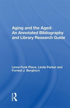 Aging and the Aged (eBook, ePUB) - Place, Linna Funk